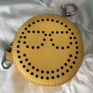 Rebecca Minkoff smiley keychain